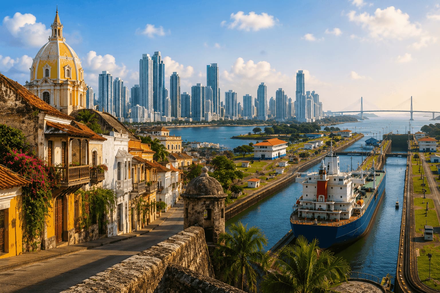Cartagena + Ciudad de Panamá