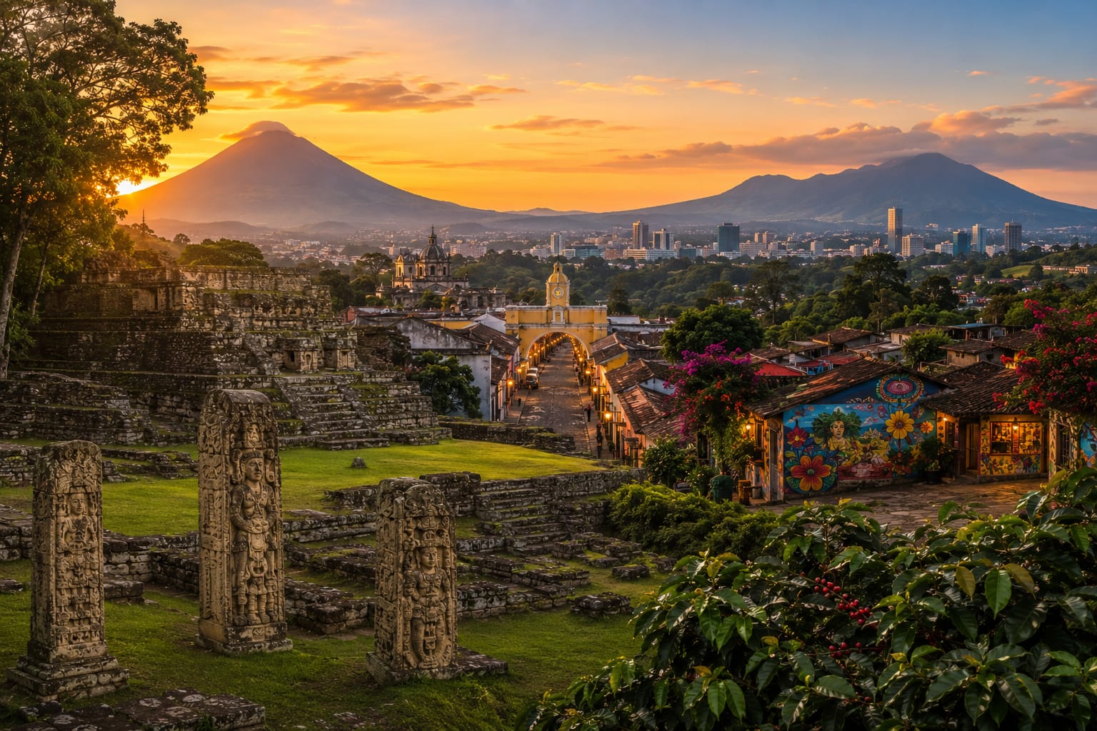 ¡Triángulo del Sol Maya!