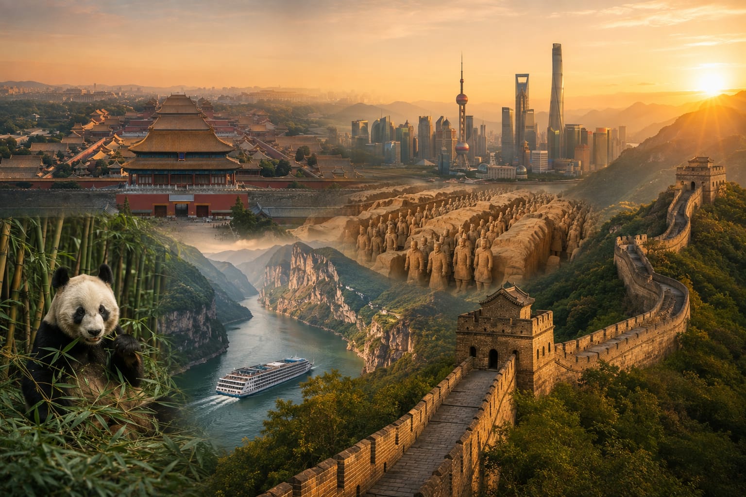 China Imperial y Río Yangtsé